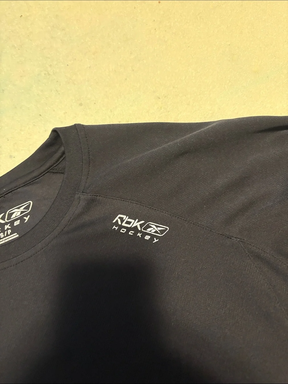 RBK Reebok Hockey Men’s Black Short Sleeve Performance Tee